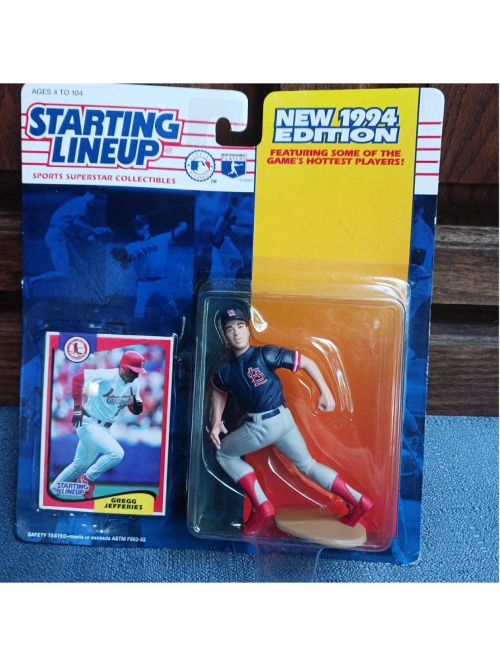Starting Lineup Gregg Jefferies STL Cardinals 1994 Edition Action Figure